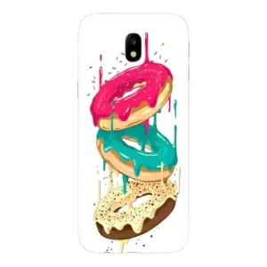 Чехол с изображением вкусной еды для Samsung Galaxy J7 2017 (J730F европейская версия) (Сочные пончики)