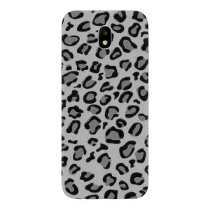 Чехол с леопардовым принтом на Samsung Galaxy J7 2017 (J730F европейская версия) (Темный леопрад)