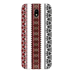 Силиконовый Чехол на Samsung Galaxy J7 2017 (J730F европейская версия) с картинкой Вышиванки (Вышиваночки)