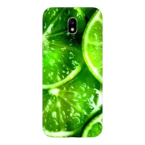 Чехол с изображением вкусной еды для Samsung Galaxy J7 2017 (J730F европейская версия) (Яркий ЛАЙМ)