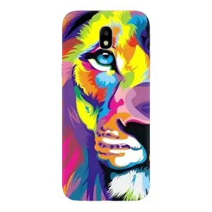 Чохол з картинкою на Samsung Galaxy J7 2017 (J730F европейская версия) (Яскравий Лев)