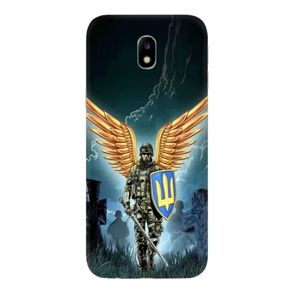 Чехол с рисунком «ЗСУ з крильями» для Samsung Galaxy J7 2017 (J730F EU) Чехол с рисунком «ЗСУ з крильями» для Samsung Galaxy J7 2017 (J730F EU)