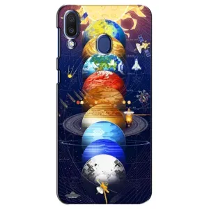 Чохол (ТПУ) з планетами на Samsung Galaxy M20 (M205) (Арт планети)