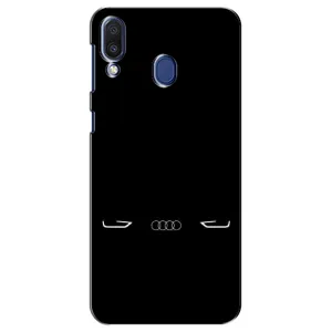 Силиконовый бампер с картинкой машины на Samsung Galaxy M20 (M205) (Силует Audi)