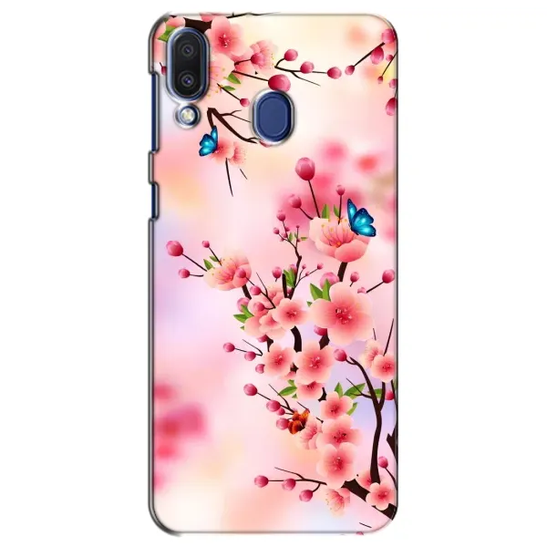Чехол с рисунком «Бабочки на сакуре» для Samsung Galaxy M20 (M205) Чехол с рисунком «Бабочки на сакуре» для Samsung Galaxy M20 (M205)