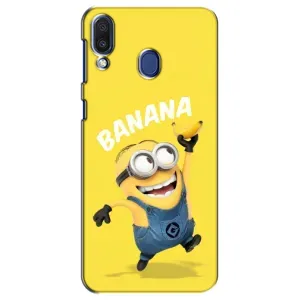 Мультяшный принт на Чехол для Самсунг M20 (Banana)