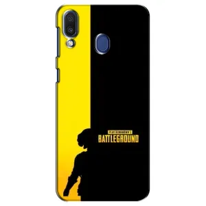 Чохол (TPU) з картинкою "Лого Пабг" на Самсунг М20 (Battlegrounds)