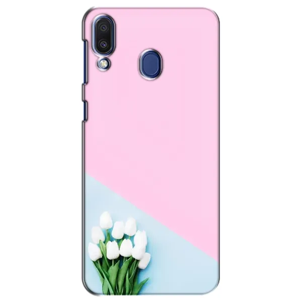 Чехол с рисунком «Белые тюльпаны» для Samsung Galaxy M20 (M205)