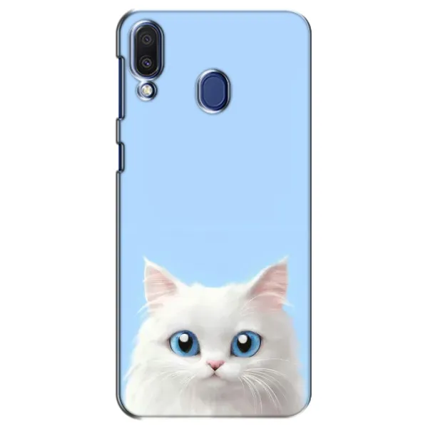Чехол с рисунком «Белый кот» для Samsung Galaxy M20 (M205) Чехол с рисунком «Белый кот» для Samsung Galaxy M20 (M205)