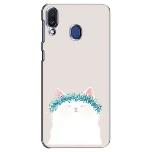 Чехол на тематику: Коты для Samsung Galaxy M20 (M205) (Белый котик)