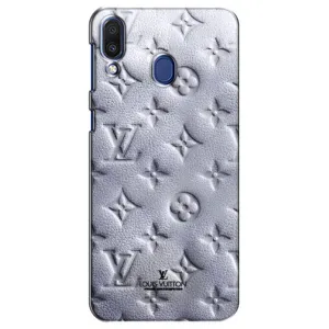 Текстурний Чохол Louis Vuitton для Самсунг М20 (Білий ЛВ)