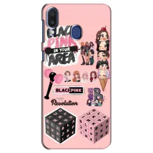 Чехлы с картинкой для Samsung Galaxy M20 (M205) (BLACK PINK коллаж)
