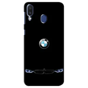 Силиконовый бампер с картинкой машины на Samsung Galaxy M20 (M205) (Черный BMW)