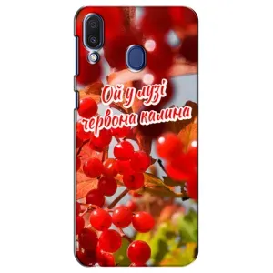 Силиконовый Чехол на Samsung Galaxy M20 (M205) (Я-Украина) (Червона Калина)