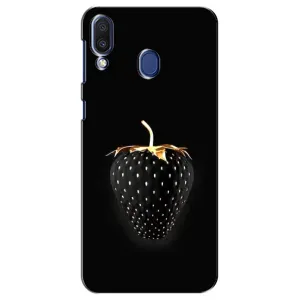 Чехол с изображением вкусной еды для Samsung Galaxy M20 (M205) (Чёрная клубника)