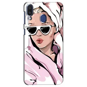 Чехол с картинкой Модные Девчонки Samsung Galaxy M20 (M205) (Девушка в халате)