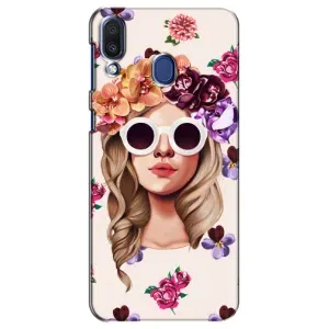Чехол с картинкой Модные Девчонки Samsung Galaxy M20 (M205) (Девушка в очках)