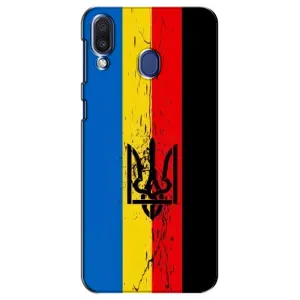 Чехлы УПА (Красно-Чёрный) на Samsung Galaxy M20 (M205) (Флаг УПА)