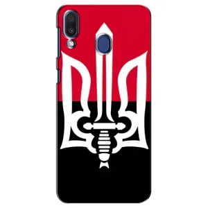 Чехлы УПА (Красно-Чёрный) на Samsung Galaxy M20 (M205) (Герб Украины)