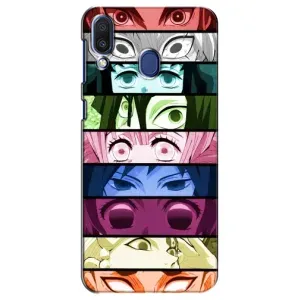 Силиконовые чехлы с глазами Anime для Самсунг M20 (Глаза Хашира)