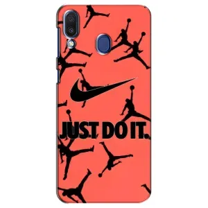 Силіконовый Чохол Nike Air Jordan на Самсунг М20 (Just Do It)