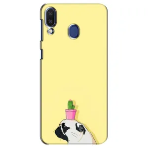 Бампер для Samsung Galaxy M20 (M205) з картинкою "Песики" (Кактус на голові)