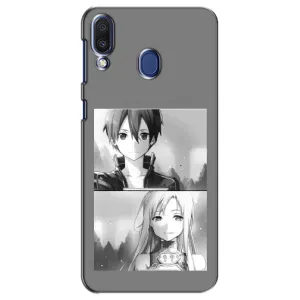Чехол с персонажами АНИМЕ на Samsung Galaxy M20 (M205) (Кирито-Асуна)
