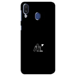 Чехол с картинками на черном фоне для Samsung Galaxy M20 (M205) (Книжки)
