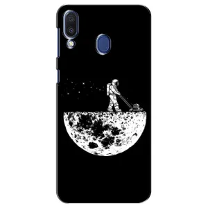 Силіконовый Чохол з принтом "Космонавти" на Samsung Galaxy M20 (M205) (Космонавт)