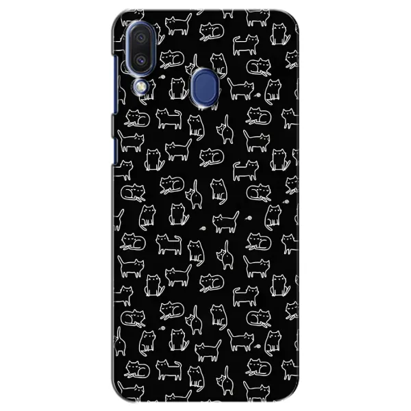 Чехол с рисунком «Котики на черном» для Samsung Galaxy M20 (M205) Чехол с рисунком «Котики на черном» для Samsung Galaxy M20 (M205)