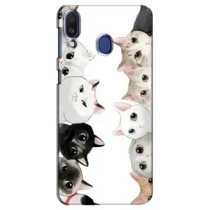Силіконовий чохол з котиком для Samsung Galaxy M20 (M205) (Коти)