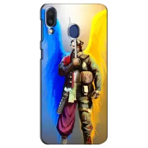 Чехол с картинкой (Патриотический КОЗАК) на Samsung Galaxy M20 (M205) (Козак с крыльями)