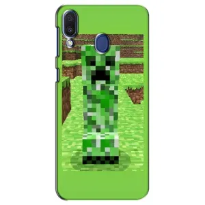 Чохли для Samsung Galaxy M20 (M205) (Персонажі МайнКрафт) (Кріпер 2)