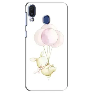 Силіконовий бампер з картинкою звірів для Samsung Galaxy M20 (M205) (Кролик та кульки)