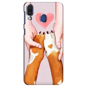 Чохол (ТПУ) Милі песики для Samsung Galaxy M20 (M205) (Любов до собак)