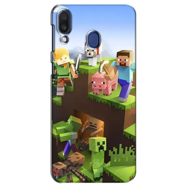 Чехол с рисунком «Майн-крафт» для Samsung Galaxy M20 (M205) Чехол с рисунком «Майн-крафт» для Samsung Galaxy M20 (M205)