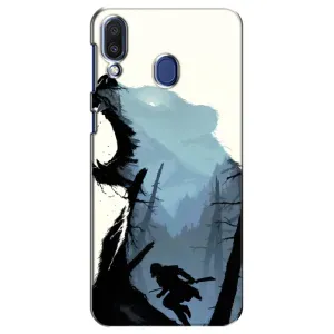 Силіконовий бампер з картинкою звірів для Samsung Galaxy M20 (M205) (Ведмідь та ліс)