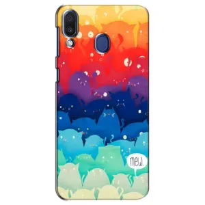 Силіконовий чохол з котиком для Samsung Galaxy M20 (M205) (Mew)