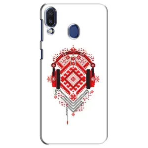Силиконовый Чехол на Samsung Galaxy M20 (M205) с картинкой Вышиванки (Модная вышиванка)