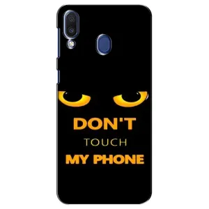 Чехол с Прикольным принтом на Samsung Galaxy M20 (M205) (Не трогай мой телефон)