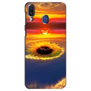 Чехлы с картинкой Подсолнухов для Самсунг M20 (Небо подсолнух)