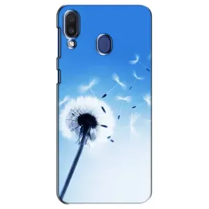 Силиконовый Чехол с одуванчиками на Samsung Galaxy M20 (M205) (Одуванчик на голубом)