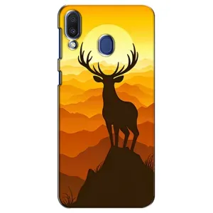 Чохли з зображенням різних тварин на Samsung Galaxy M20 (M205) (Силует Оленя)
