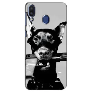 Чохол ДОБЕРМАН для Samsung Galaxy M20 (M205) (Небезпечний доберман)