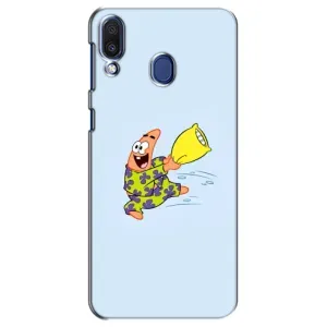 Чехлы с Патриком на Samsung Galaxy M20 (M205) (Патрик с подушкой)