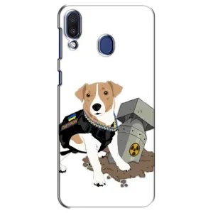 Чехол с принтом Собаки Патрон для Samsung Galaxy M20 (M205) (Пёс Патрон с ракетой)