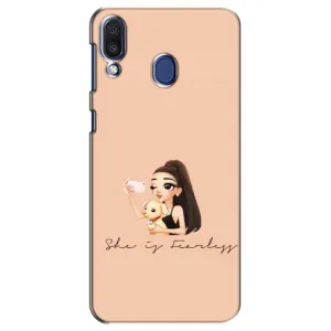 Силиконовый Чехол на Samsung Galaxy M20 (M205) с картинкой Стильных Девушек (С собакой)