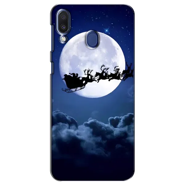 Чехол с рисунком «Санта - луна» для Samsung Galaxy M20 (M205) Чехол с рисунком «Санта - луна» для Samsung Galaxy M20 (M205)