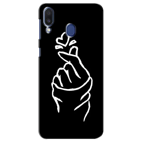 Чехол с рисунком «Сердце на черном» для Samsung Galaxy M20 (M205) Чехол с рисунком «Сердце на черном» для Samsung Galaxy M20 (M205)