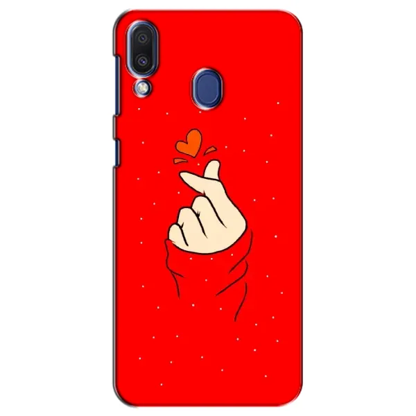 Чехол с рисунком «Сердце на красном» для Samsung Galaxy M20 (M205) Чехол с рисунком «Сердце на красном» для Samsung Galaxy M20 (M205)